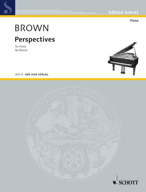 Nyomtatványok PERSPECTIVES FOR PIANO PIANO EARLE BROWN