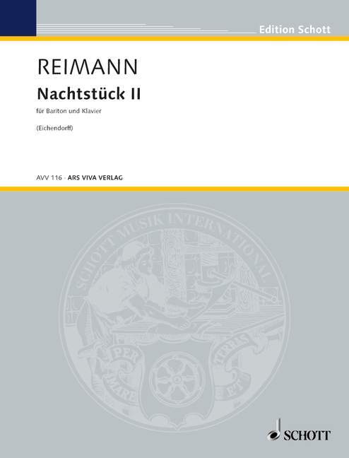 Printed items NACHTSTUCK II ARIBERT REIMANN