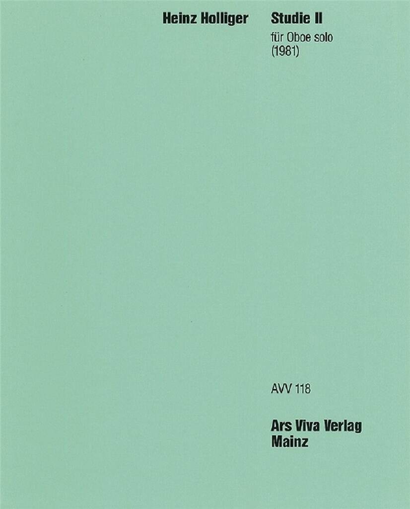 Knjiga STUDIE II HEINZ HOLLIGER