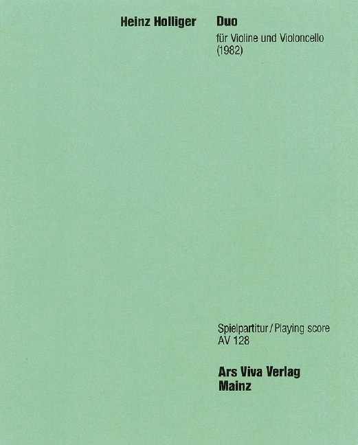 Tiskani izdelki DUO HEINZ HOLLIGER
