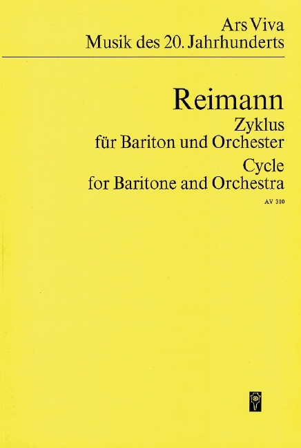 Printed items ZYKLUS ARIBERT REIMANN