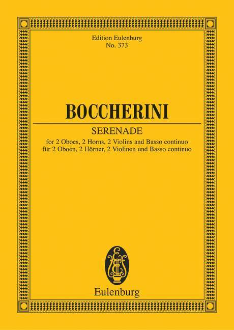 Pubblicazioni cartacee SERENADE D MAJOR POCHE LUIGI BOCCHERINI