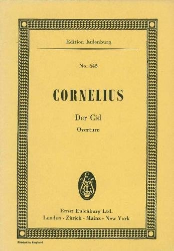Tiskani izdelki EL CID POCHE PETER CORNELIUS