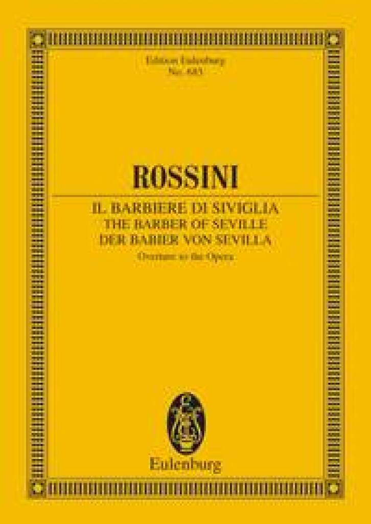 Knjiga BARBIER VON SEVILLA (OUVERTUR POCHE GIOACHINO ROSSINI