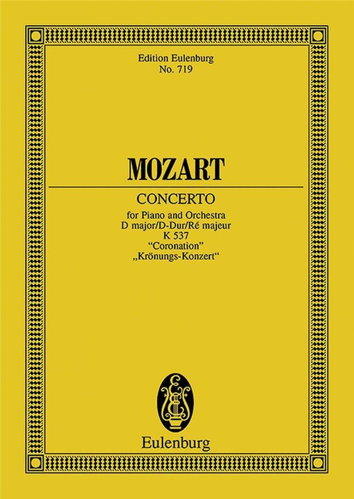 Knjiga CONCERTO PER PF K 537 RE (INCORONAZIONE) (BLUME) POCHE WOLFGANG AMADEUS MOZ