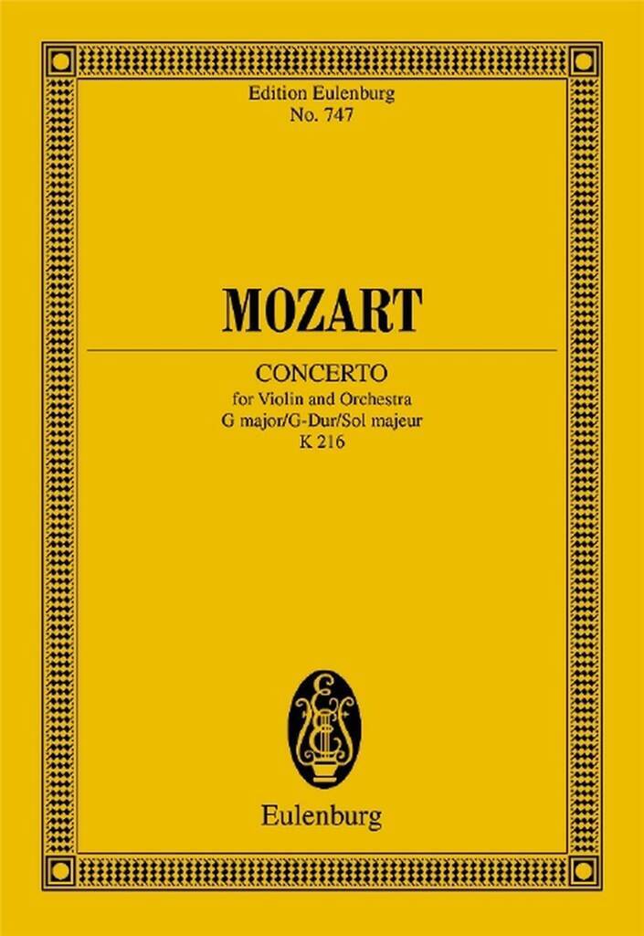 Knjiga CONCERT 03 G KV216 POCHE WOLFGANG AMADEUS MOZ