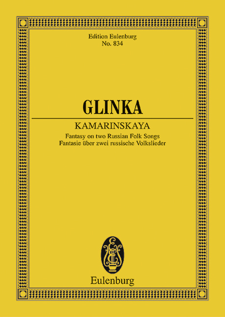 Tiskovina KAMARINSKAJA POCHE MIKHAIL GLINKA