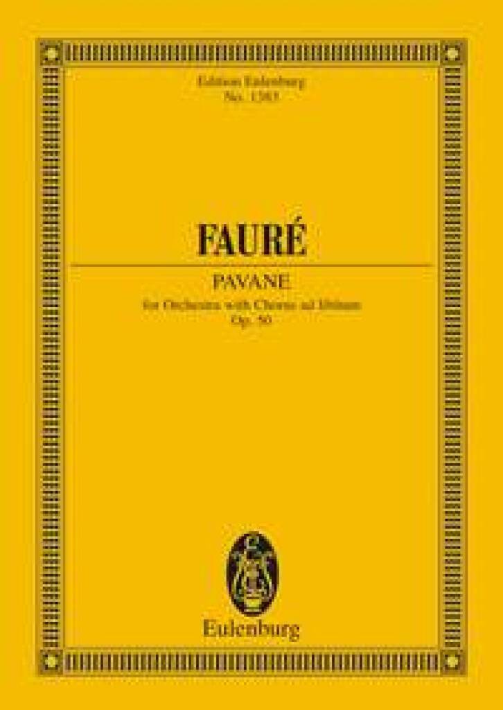 Knjiga PAVANE OP. 50 POCHE GABRIEL FAURE