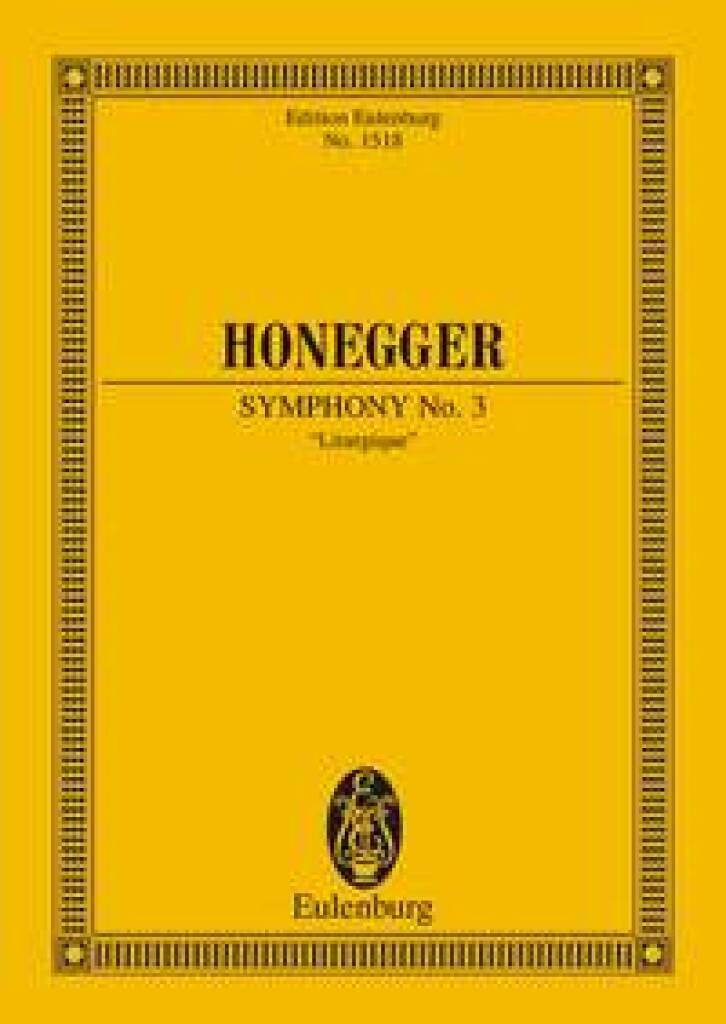 Knjiga SYMPHONY NO. 3 POCHE ARTHUR HONEGGER