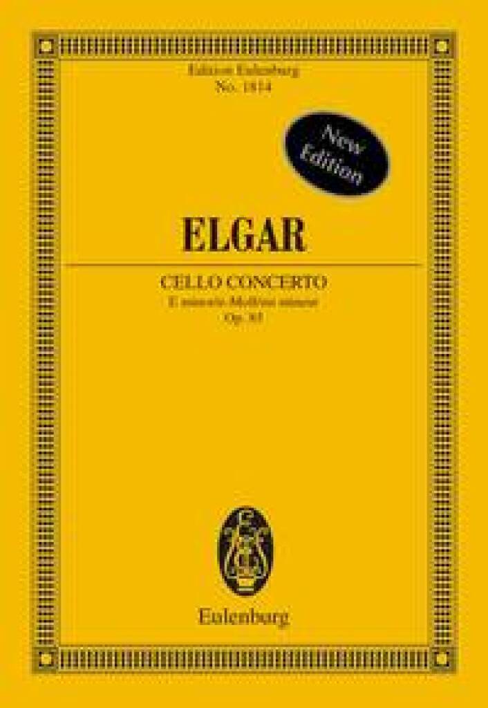 Knjiga CONCERT E OP.85 POCHE EDWARD ELGAR