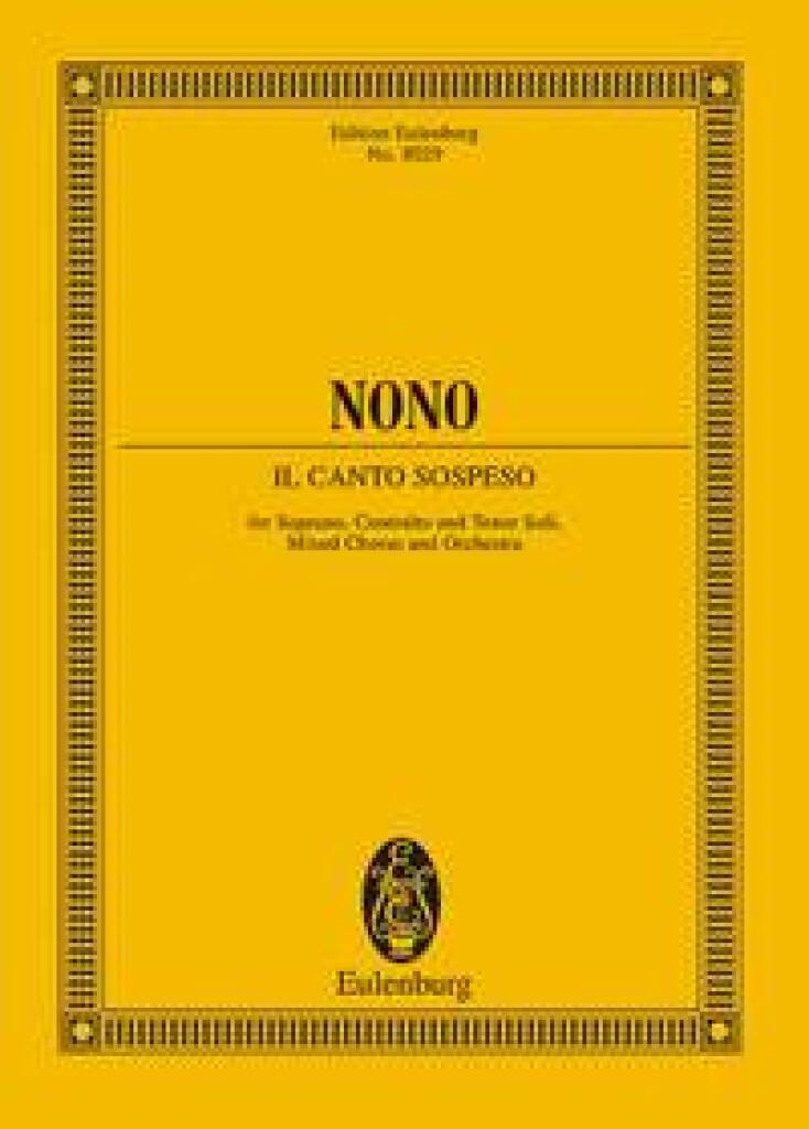 Knjiga IL CANTO SOSPESO POCHE LUIGI NONO