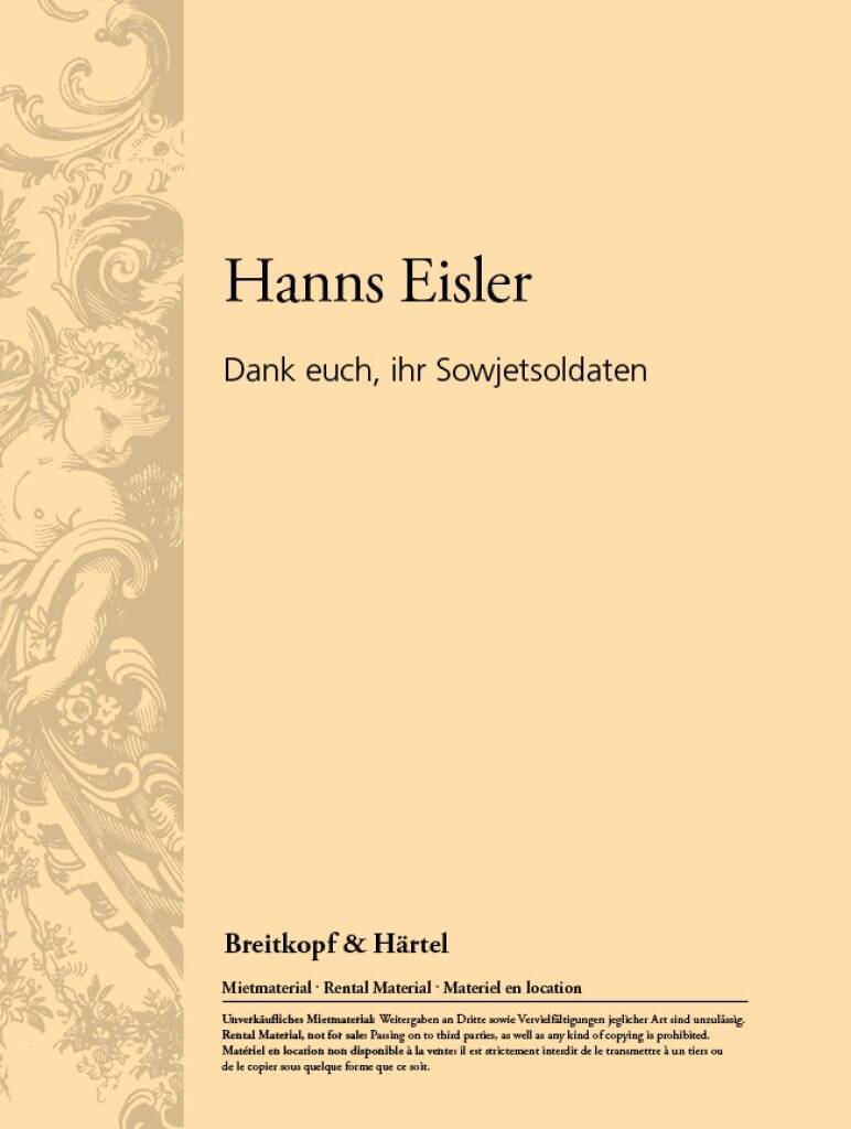 Knjiga DANK EUCH HANNS EISLER
