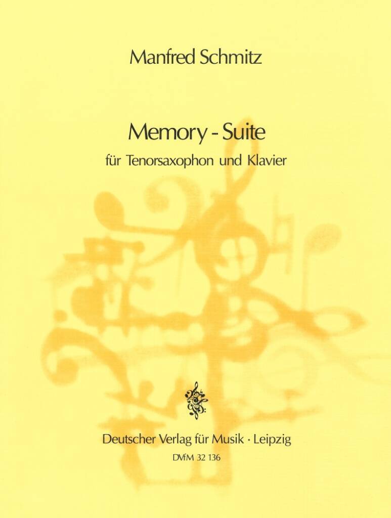 Knjiga MEMORY-SUITE SAXOPHONE MANFRED SCHMITZ
