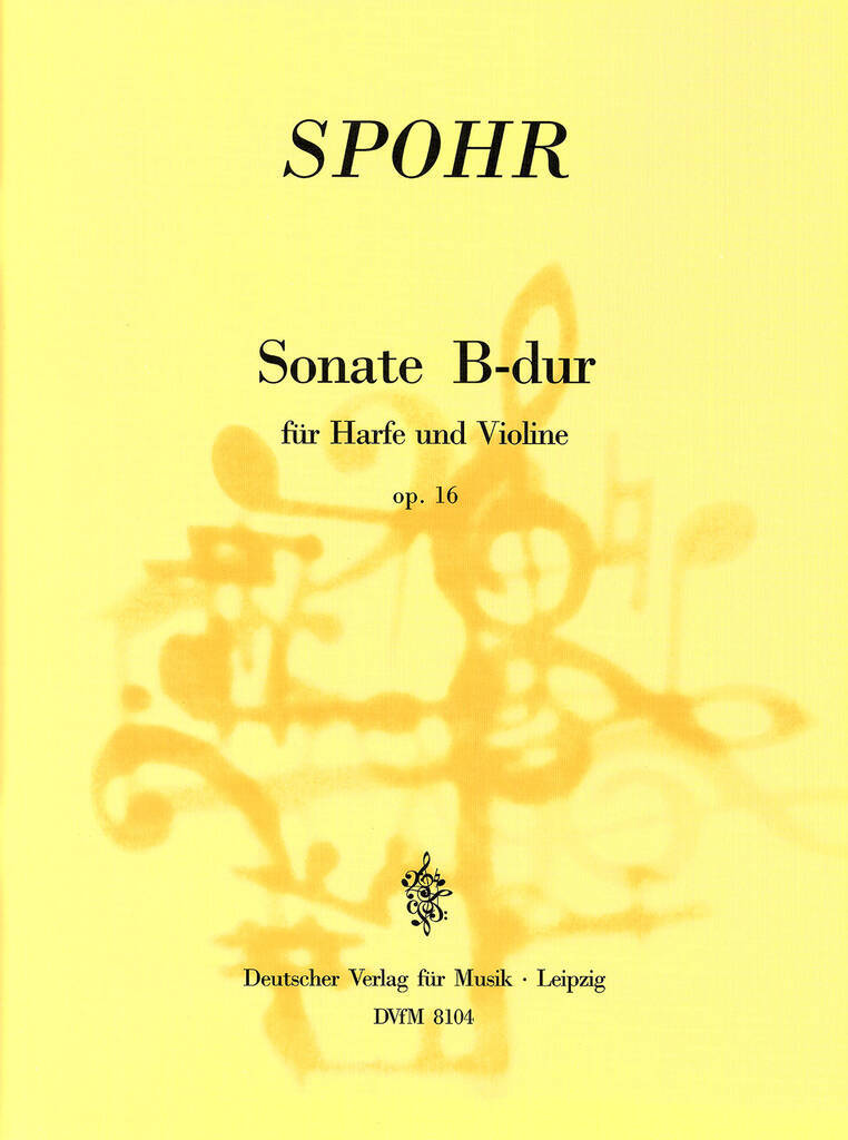 Knjiga SONATE B-DUR LOUIS SPOHR
