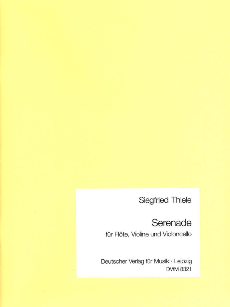 Knjiga SERENADE SIEGFRIED THIELE