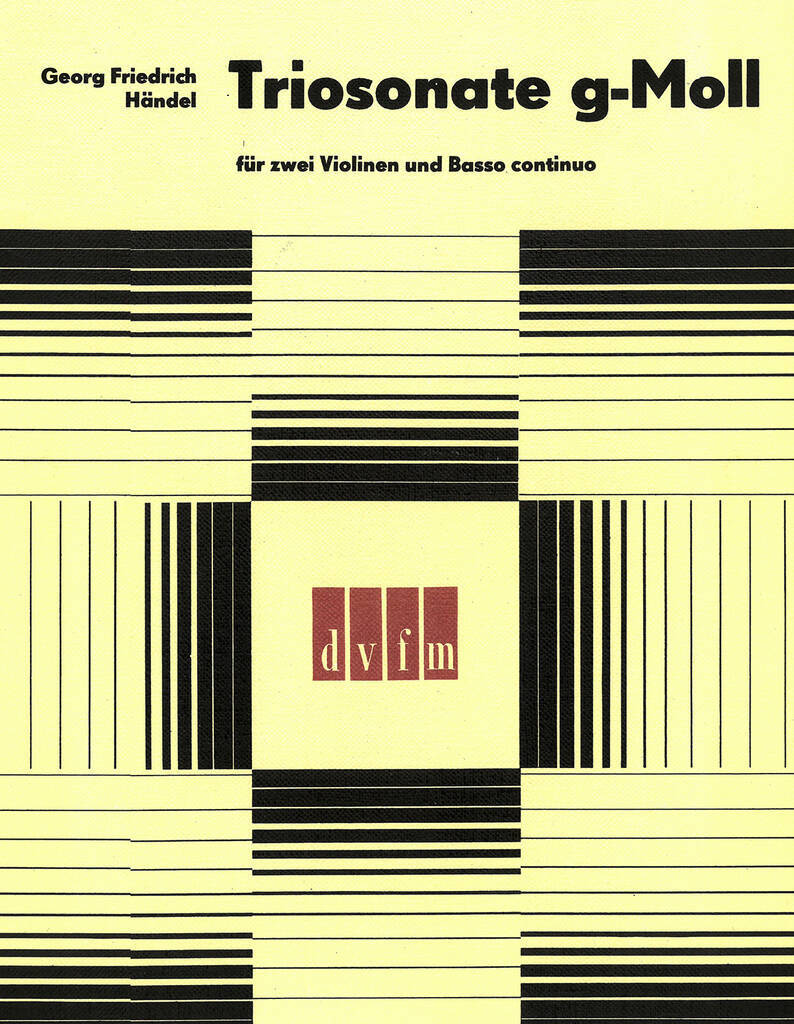Boek TRIOSONATE G-MOLL GEORG FRIEDRICH HAND