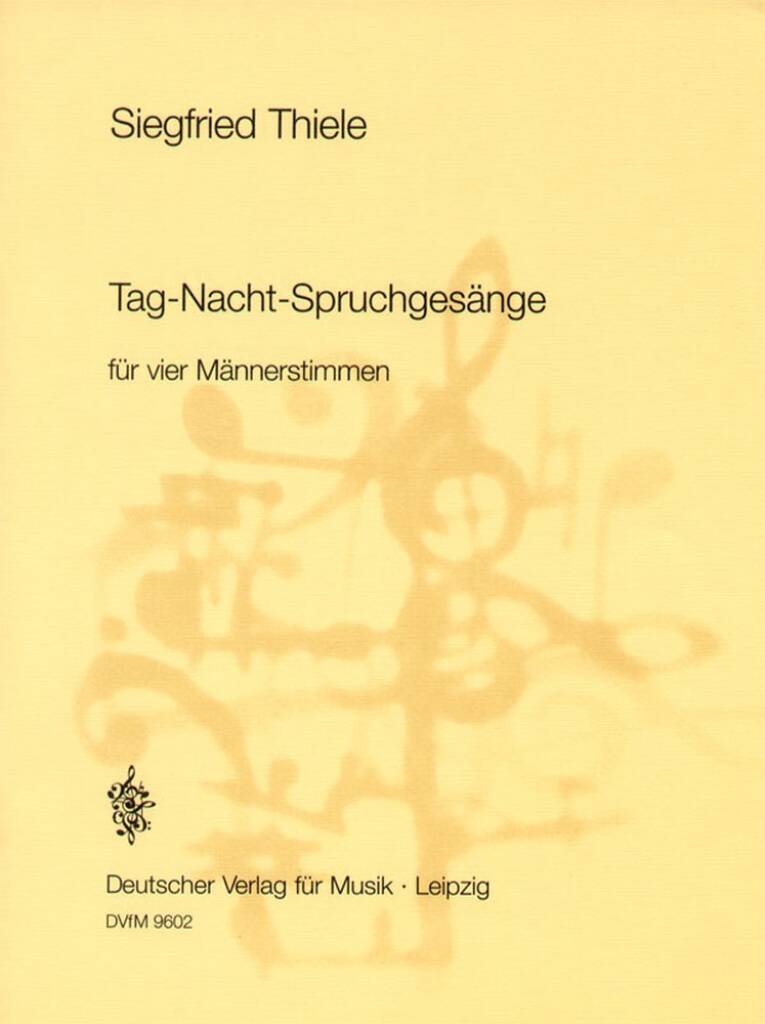 Knjiga TAG-NACHT-SPRUCHGESANGE SIEGFRIED THIELE