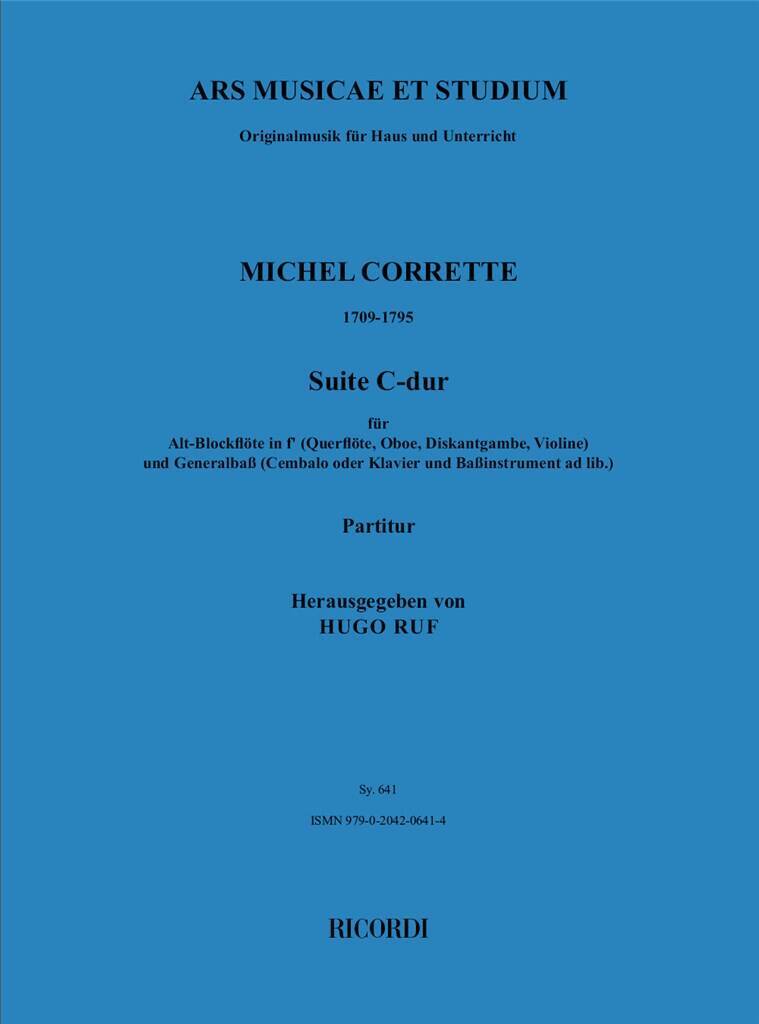 Book SUITE C-DUR MICHEL CORRETTE