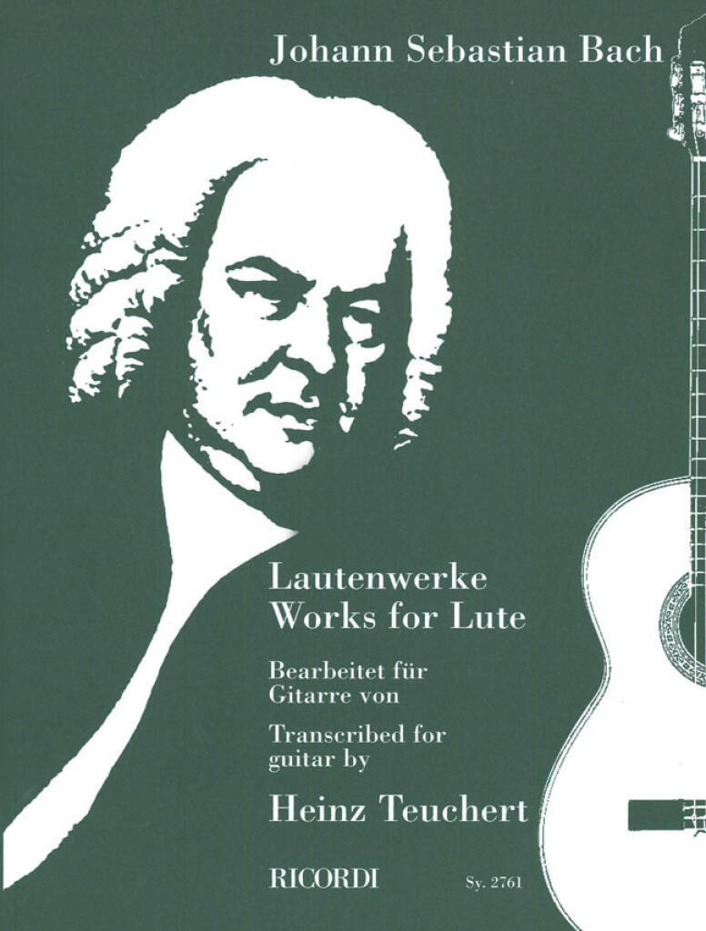 Knjiga SAMTLICHE LAUTENWERKE GUITARE JOHANN SEBASTIAN BAC