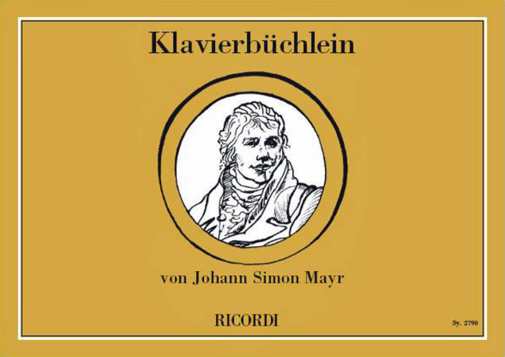 Knjiga KLAVIERBUCHLEIN PIANO GIOVANNI SIMONE MAYR