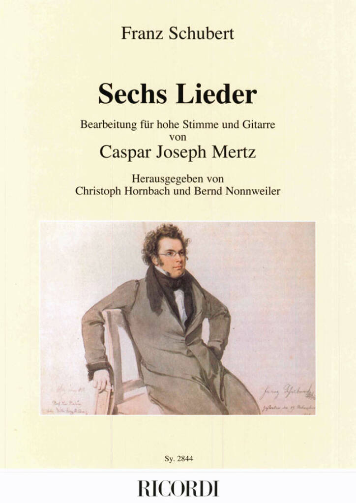 Knjiga SECHS LIEDER CHANT FRANZ SCHUBERT