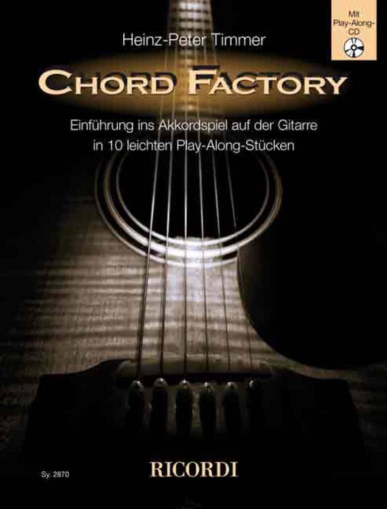 Knjiga CHORD FACTORY GUITARE +CD HEINZ-PETER TIMMER
