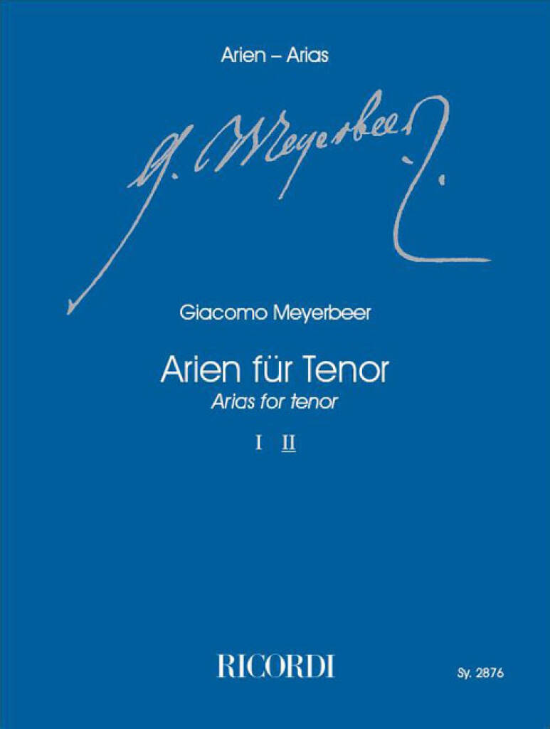Knjiga ARIEN CHANT GIACOMO MEYERBEER