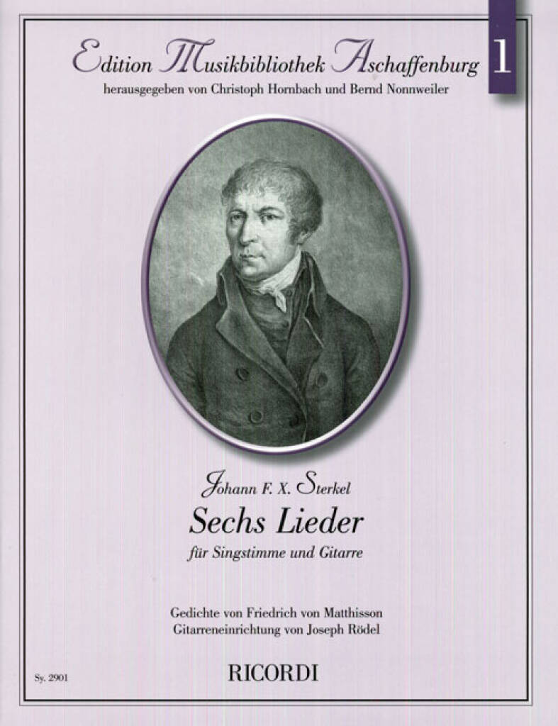 Knjiga 6 LIEDER JOHANN FRANZ XAVER S