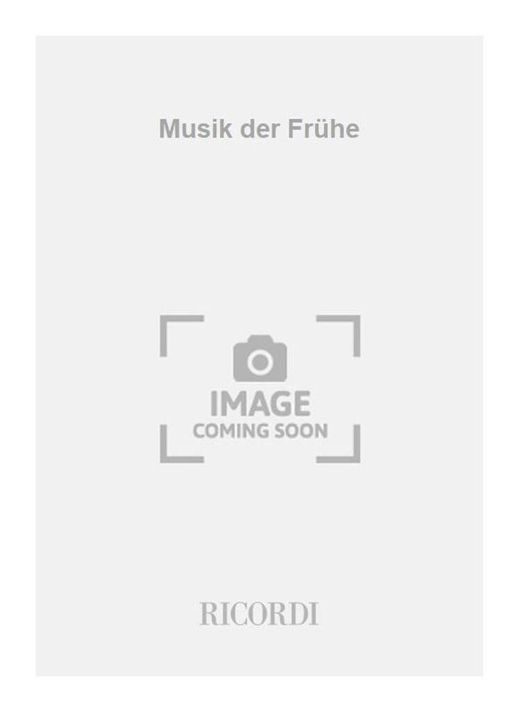 Carte MUSIK DER FRUHE EMMANUEL NUNES