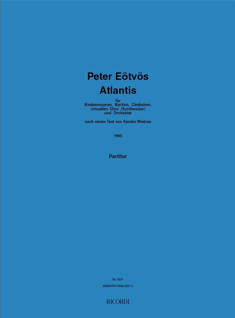 Book ATLANTIS PETER EOTVOS