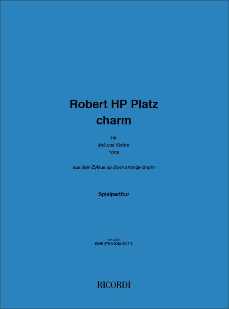 Könyv CHARM VIOLON ROBERT HP PLATZ