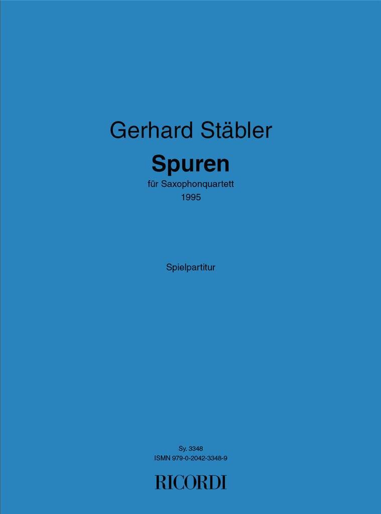 Book SPUREN GERHARD STABLER