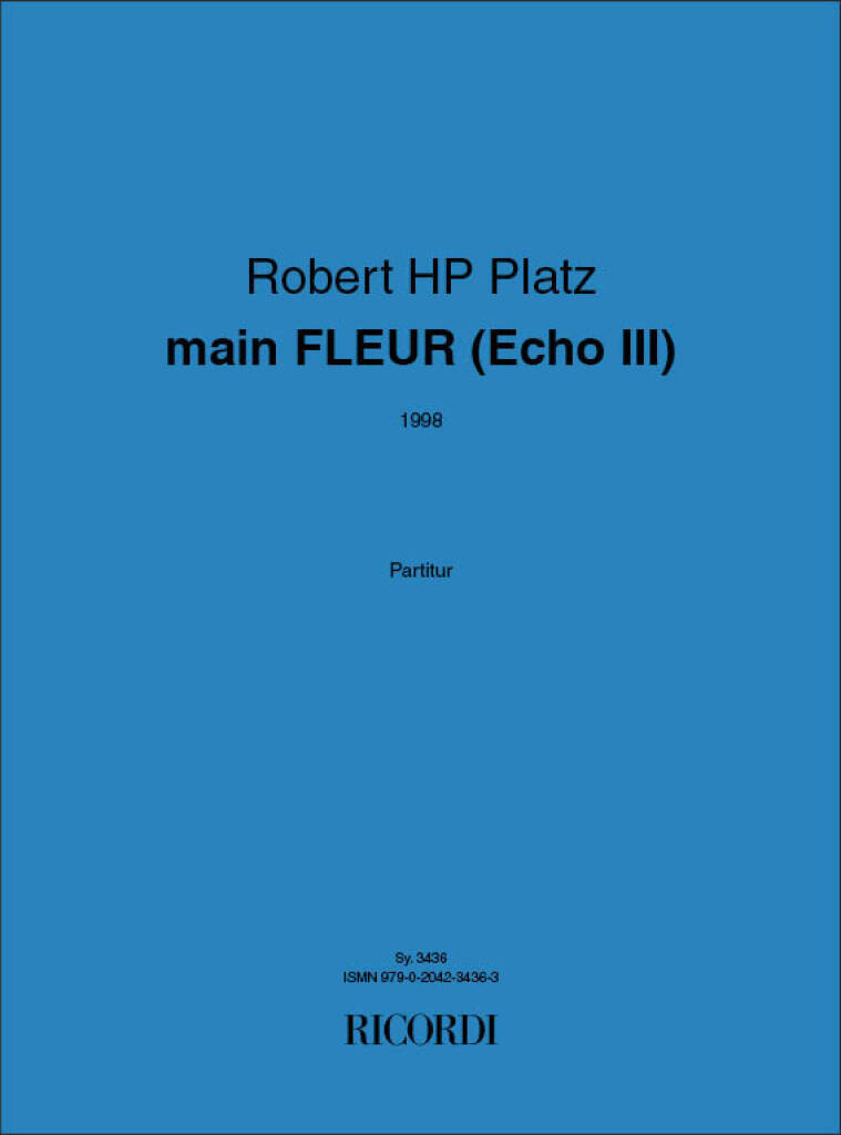 Knjiga MAIN FLEUR (ECHO III) ROBERT HP PLATZ