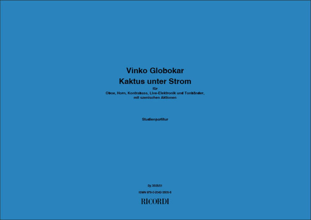 Boek KAKTUS UNTER STROM VINKO GLOBOKAR