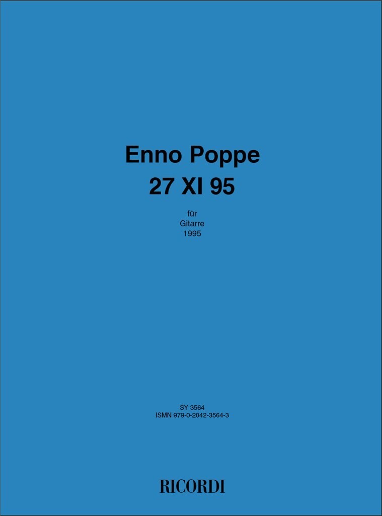Knjiga 27 XI 95 ENNO POPPE