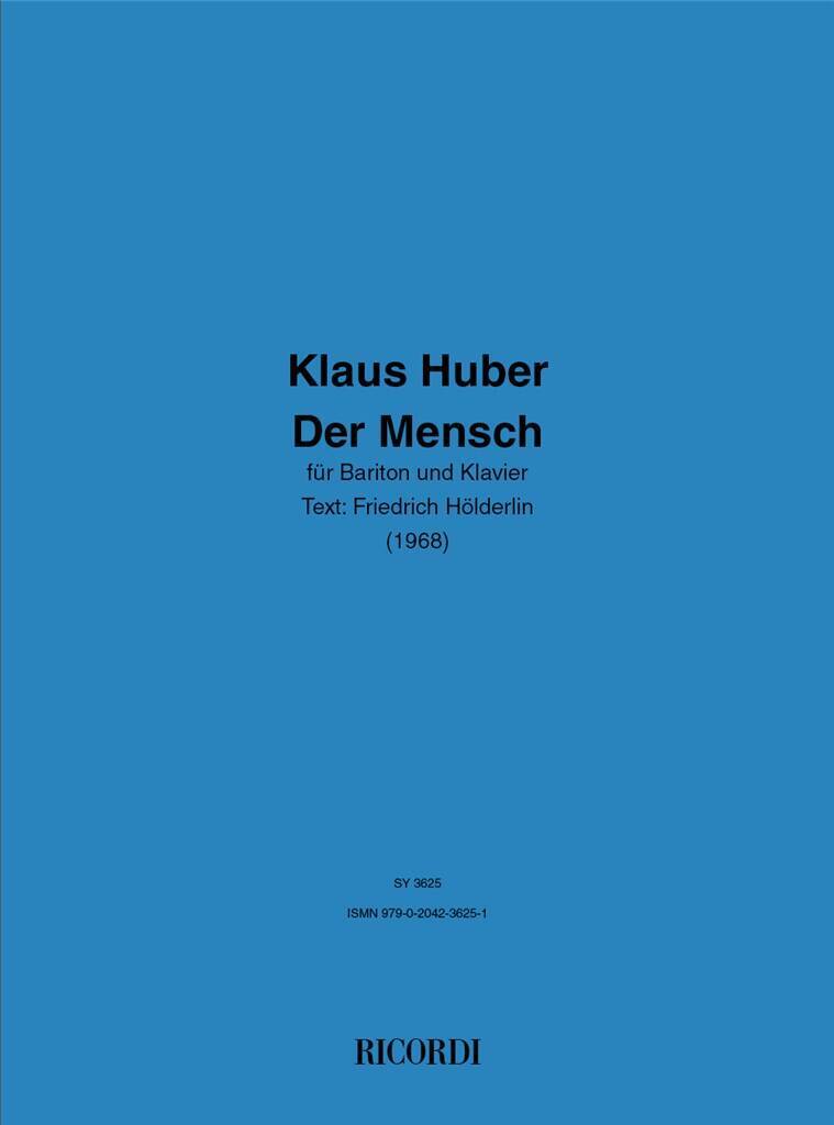 Knjiga DER MENSCH KLAUS HUBER
