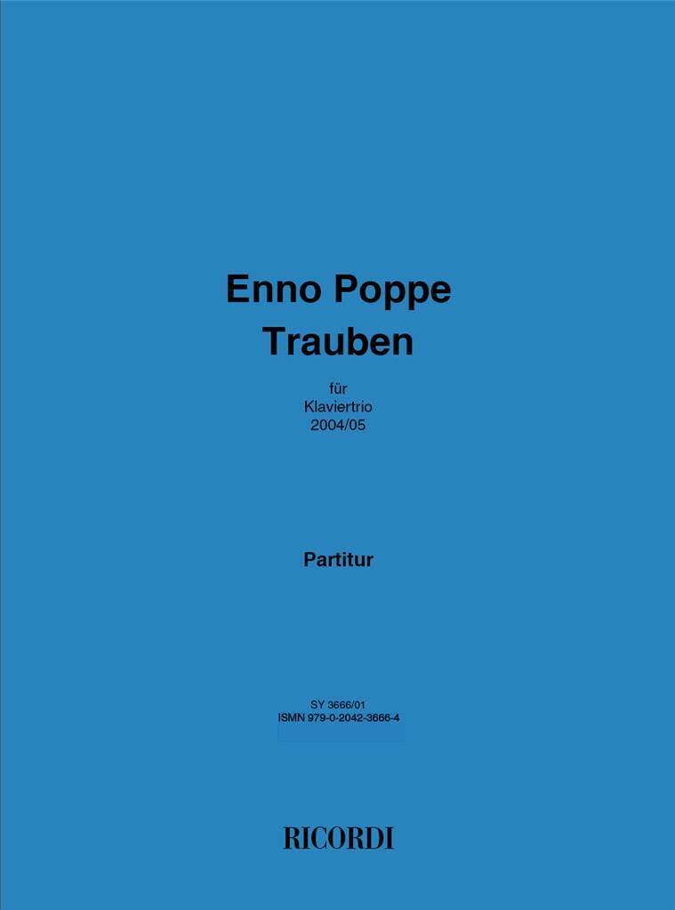 Knjiga TRAUBEN ENNO POPPE