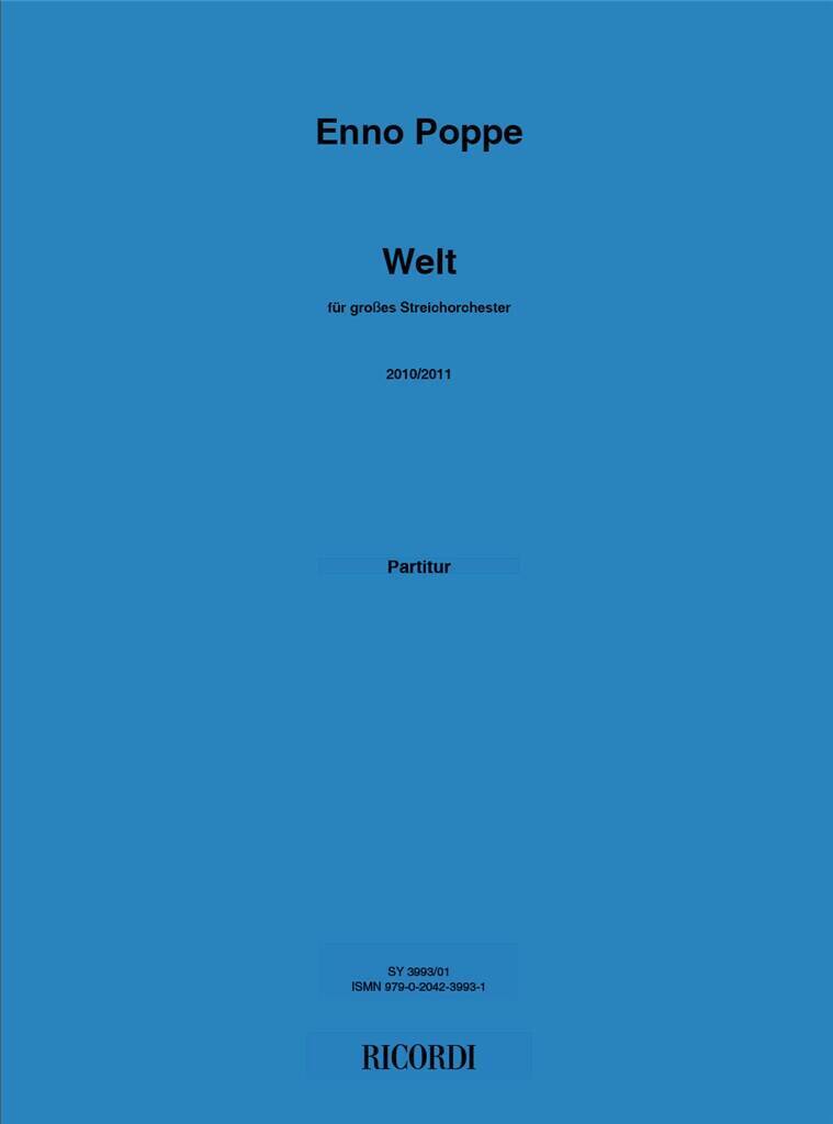 Knjiga WELT ORCHESTRE ENNO POPPE