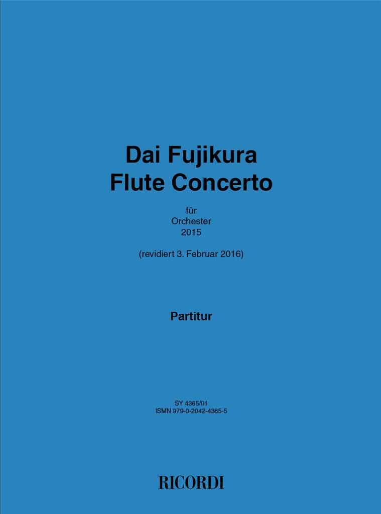 Kniha FLUTE CONCERTO DAI FUJIKURA