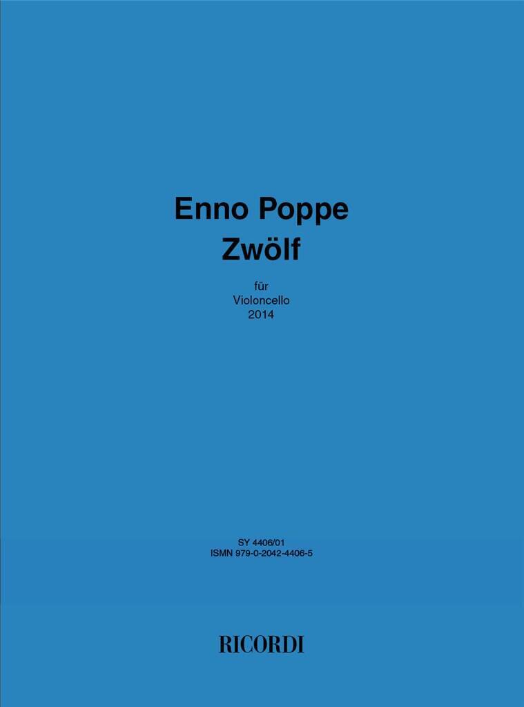 Book ZWOLF VIOLONCELLE ENNO POPPE