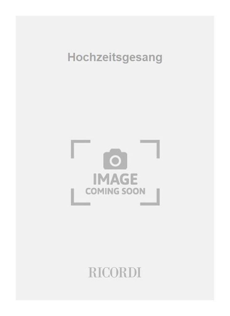 Book HOCHZEITSGESANG ALEXANDER ZEMLINSKY