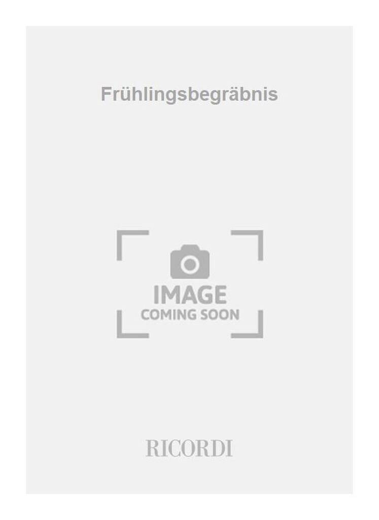 Kniha FRUHLINGSBEGRABNIS ALEXANDER ZEMLINSKY
