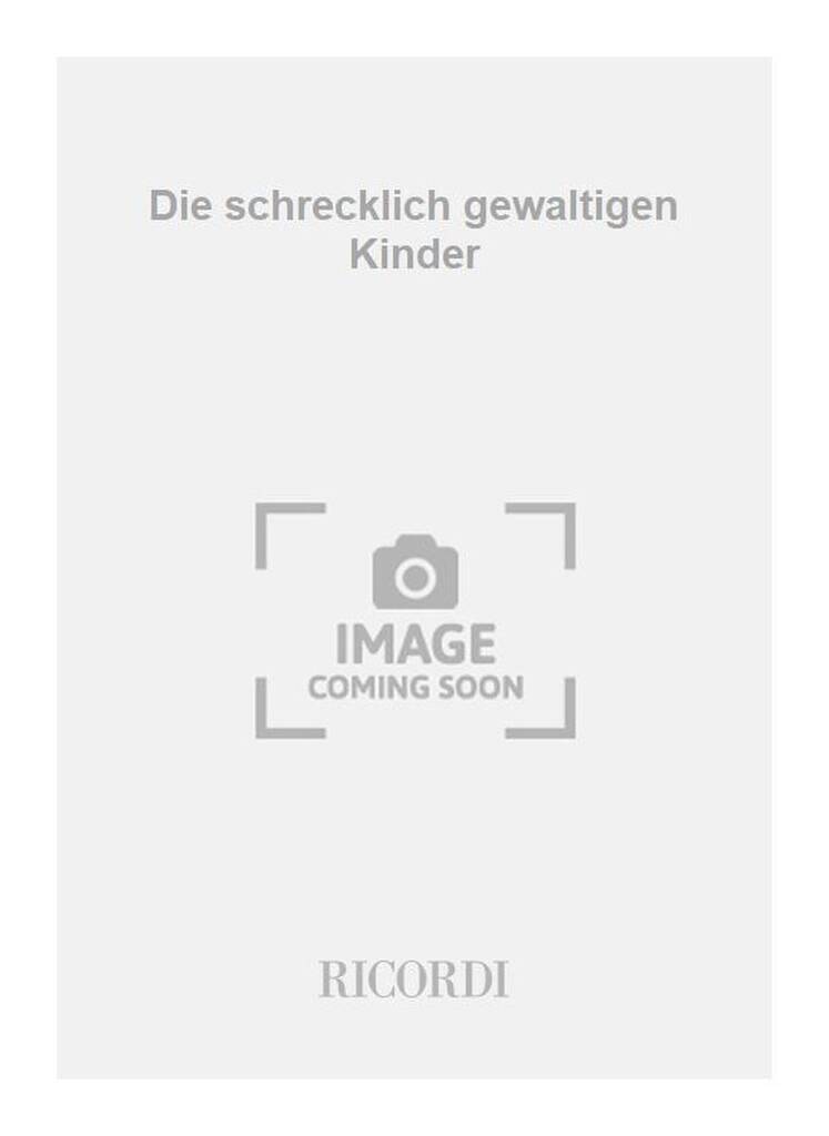 Book DIE SCHRECKLICH GEWALTIGEN KINDER ROLF RIEHM