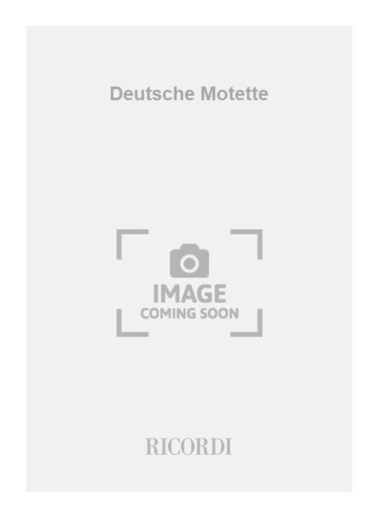 Livro DEUTSCHE MOTETTE HANS-JURGEN VON BOSE