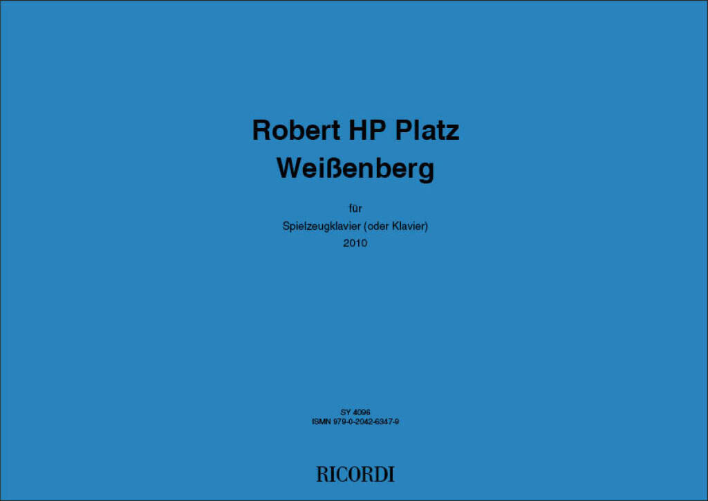 Libro WEI ENBERG (2010) ROBERT HP PLATZ