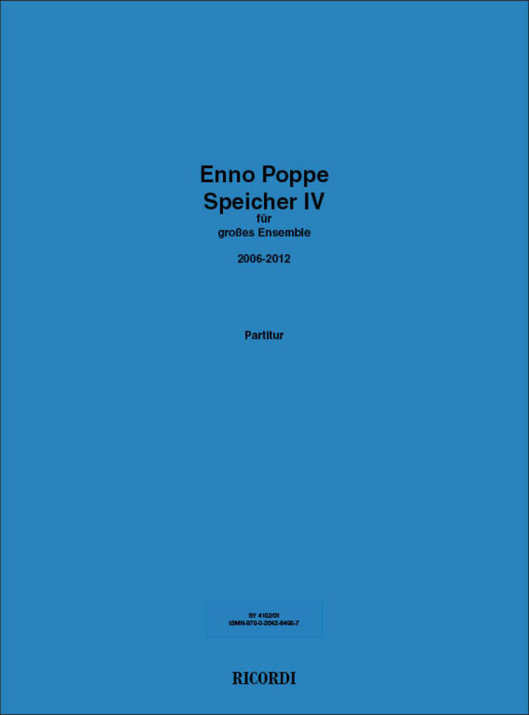 Knjiga SPEICHER IV 