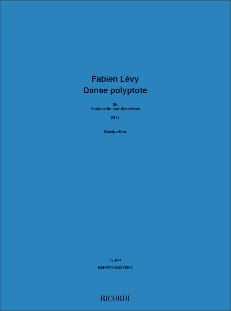 Knjiga DANSE POLYPTOTE FABIEN LEVY