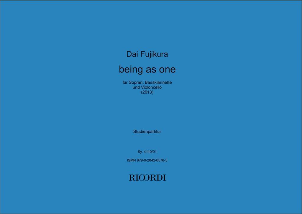 Carte BEING AS ONE CLARINETTE DAI FUJIKURA