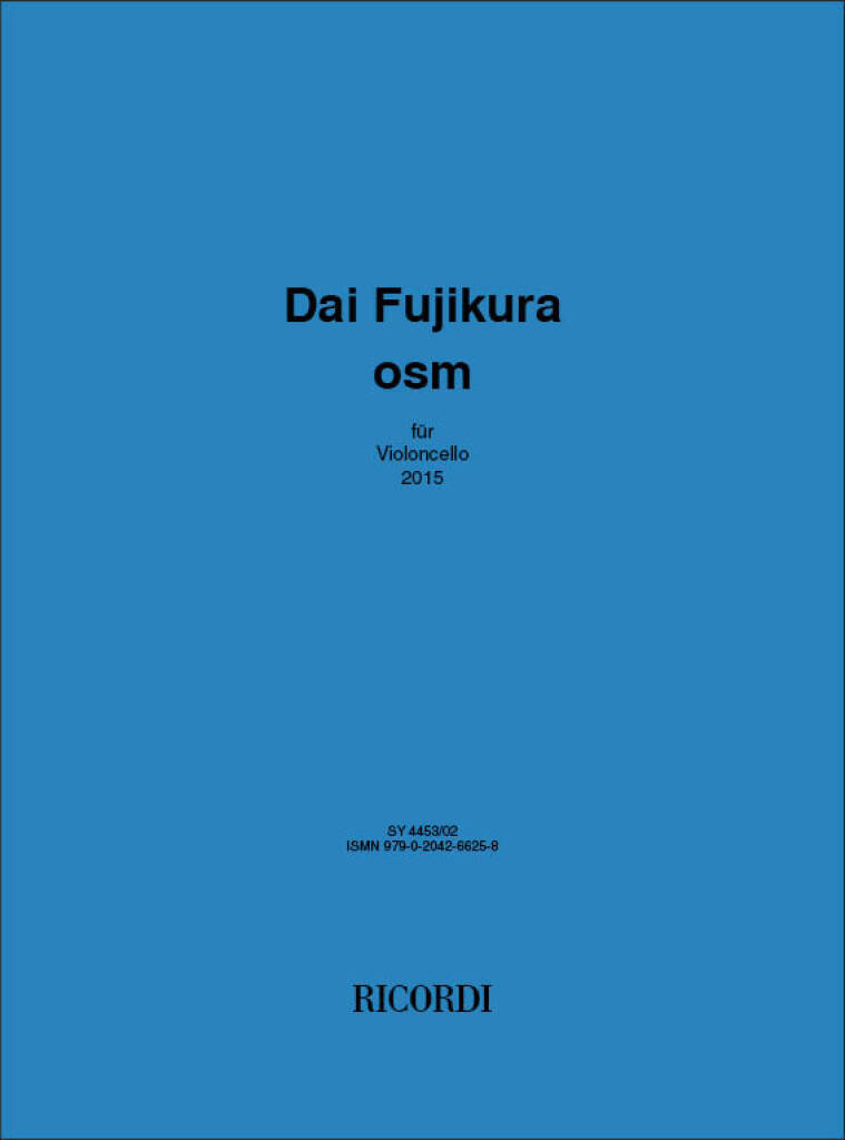 Livro OSM VIOLONCELLE DAI FUJIKURA