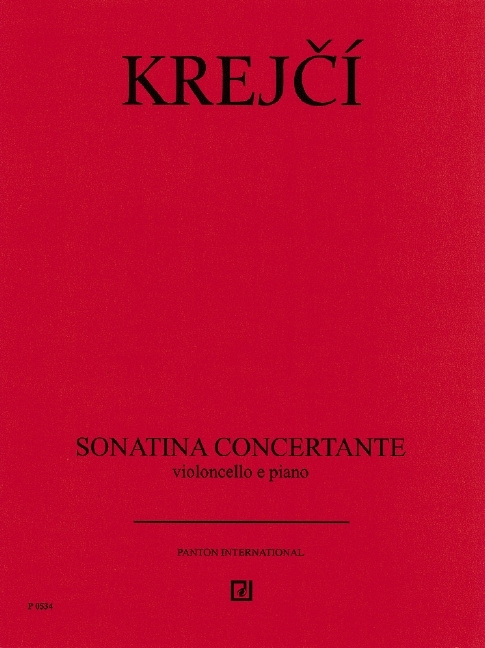 Pubblicazioni cartacee SONATINA CONCERTANTE VIOLONCELLE I?A KREJCI